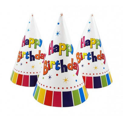 

Праздничный карнавальный Колпачок Happy Birthday