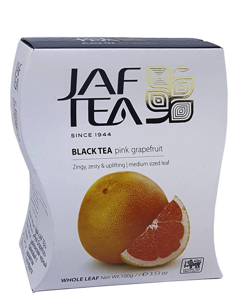 

Чай чорний з ароматом грейпфрута Jaf Tea pink grapefruit 100 г (53071)