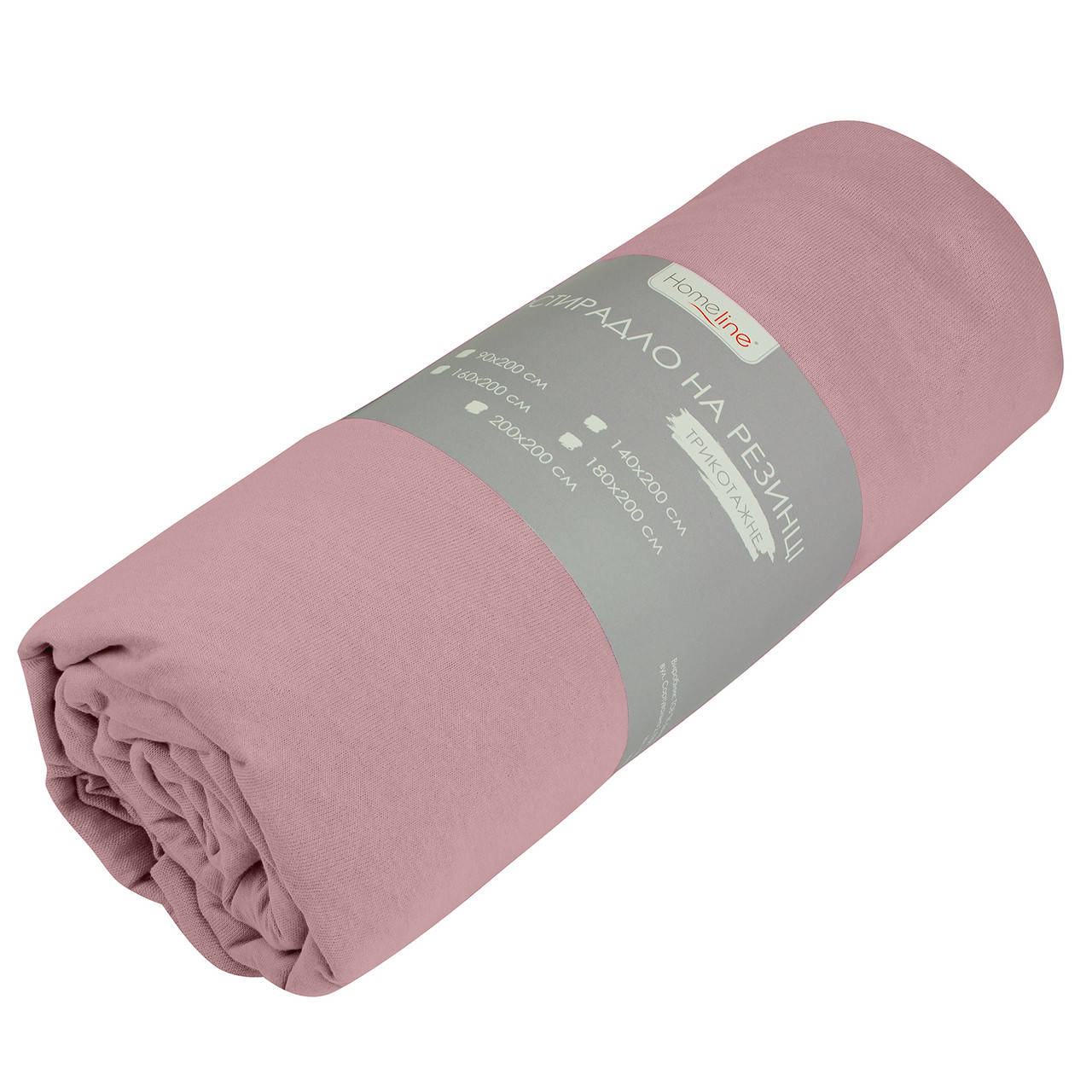 

Простыня на резинке трикотажная Home Line 180х200 Розовый