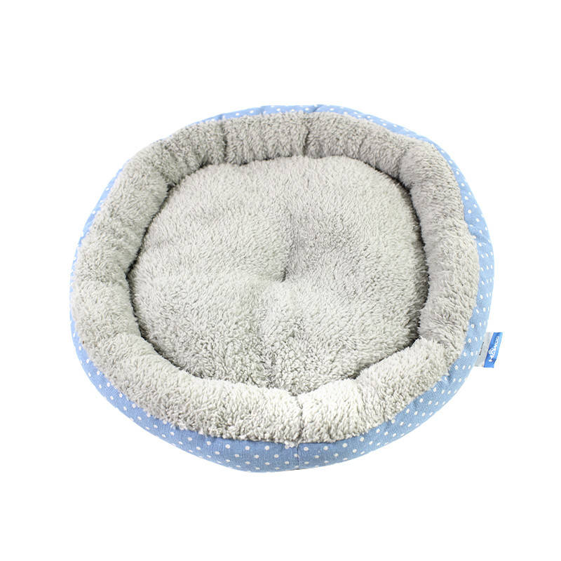 

Лежак для котов собак Taotaopets 511101 Light Blue 45*10 см круглый