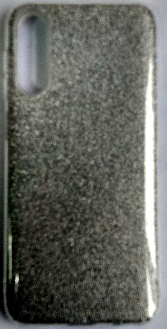 

Силиконовый чехол для Samsung A505 / A50 / A30S с блестками (белый)