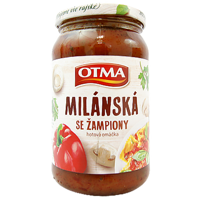 

Соус Отма міланський з печерицями Otma milanska 350g 10шт/ящ (Код : 00-00010127)