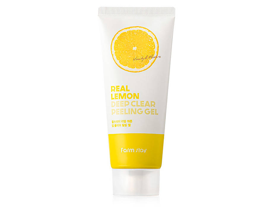 

Пилинг-гель для лица с экстрактом лимона FarmStay Real Lemon Deep Clear Peeling Gel, 100мл (8809426959358)