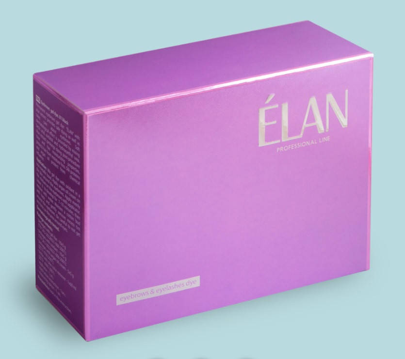 

Краска для бровей ELAN комплект 01 black