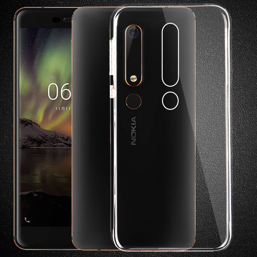 

Ультратонкий 0,3 мм чехол для Nokia 6.1 (2018), Серый