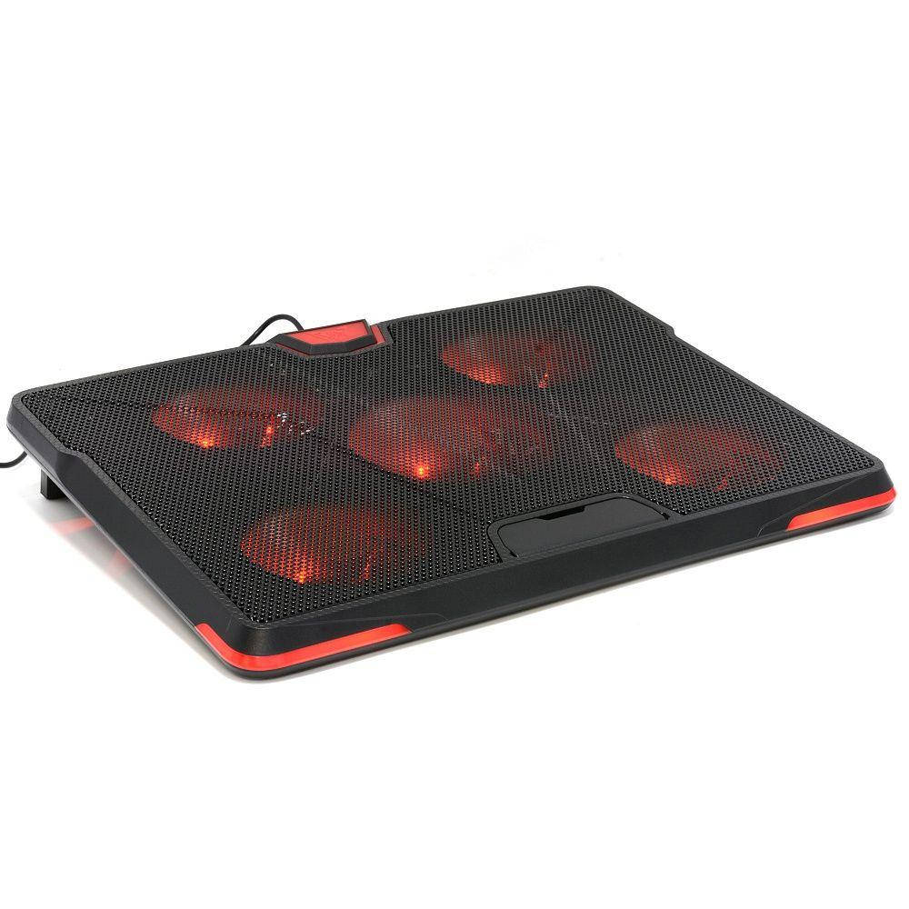 

Подставка для ноутбука до 19" Crown CMLS-130, Black/Red, 1x110mm, 4x85mm, 390x295x30mm