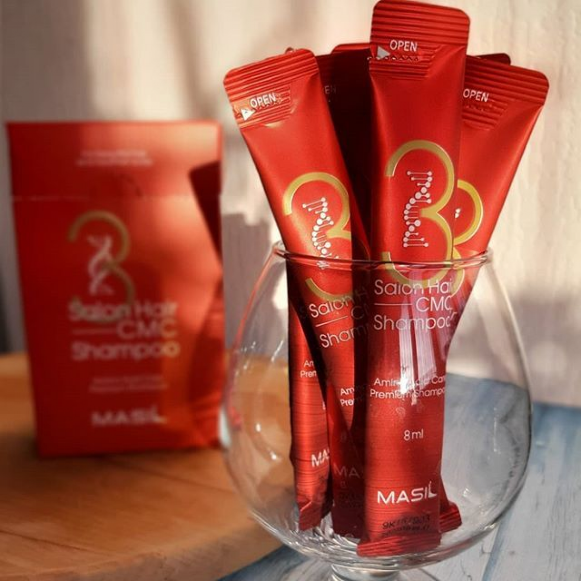 

Шампунь с аминокислотами Masil 3 Salon Hair CMC Shampoo (пробник)