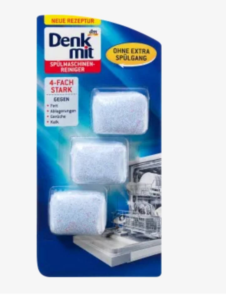 

Denkmit Spülmaschinenreiniger Таблетки для очистки посудомоечной машины 3 шт