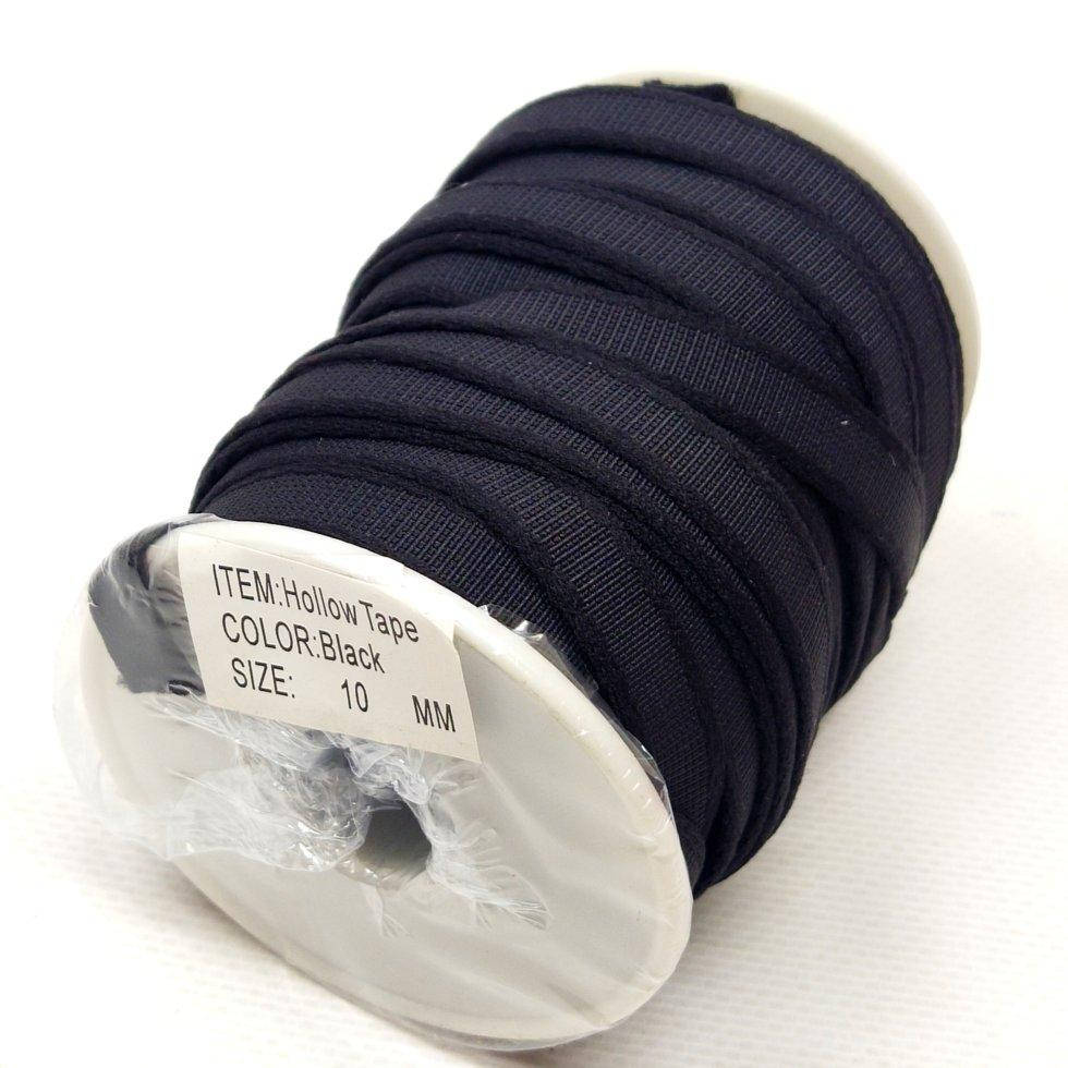 

Плотная туннельная лента Ø 1см, 15м. черная (653-Т-0797), Черный