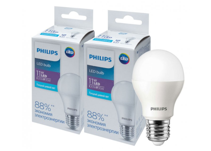 

Светодиодная лампа Philips Ecohome LED Bulb 11W E27 6500K 1PF/20RCA