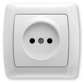 

Розетка без заземления белый 90561007 VIKO CARMEN