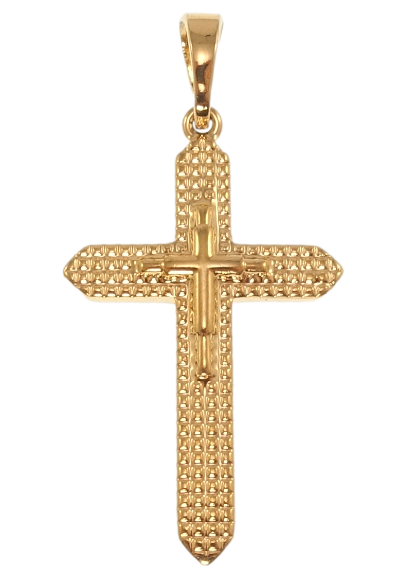 

Кулон Xuping Позолота 18K "Декоративный Крест" для цепочки до 5мм