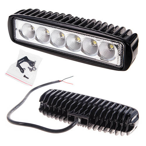 

Противотуманная LED фара светодиодная LML-K1918 FLOOD(6Led*3w) 160mm*45mm