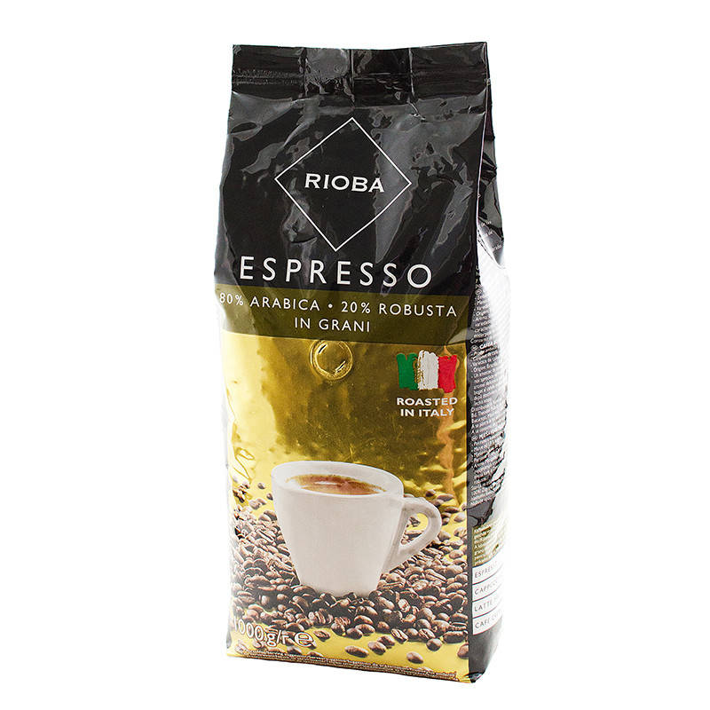 

Кофе в зернах Rioba Espresso Gold 1000г
