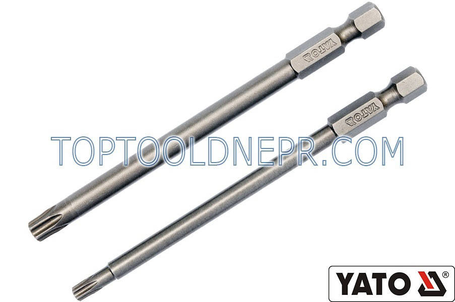 

Бита YATO "TORX SECURITY" на 1/4", T20/T30, l=100мм, Набор 2шт.