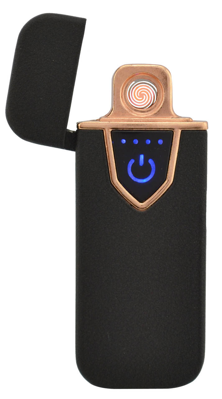 

Спиральная сенсорная электрическая USB зажигалка UKC 711 Black (6748)