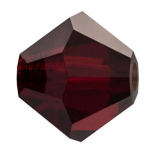 

Хрустальные биконусы Preciosa (Чехия) 5 мм Garnet 2-й сорт, Красный