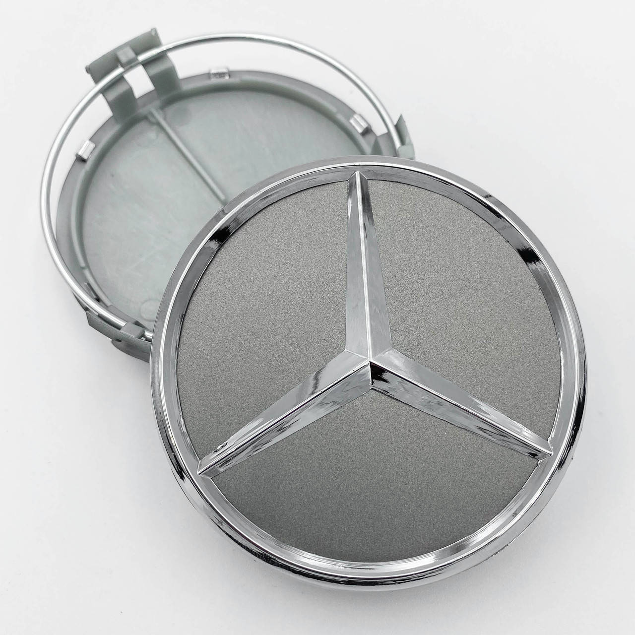 

Колпачки (заглушки) в литые диски Mercedes-Benz 75 мм. Серые