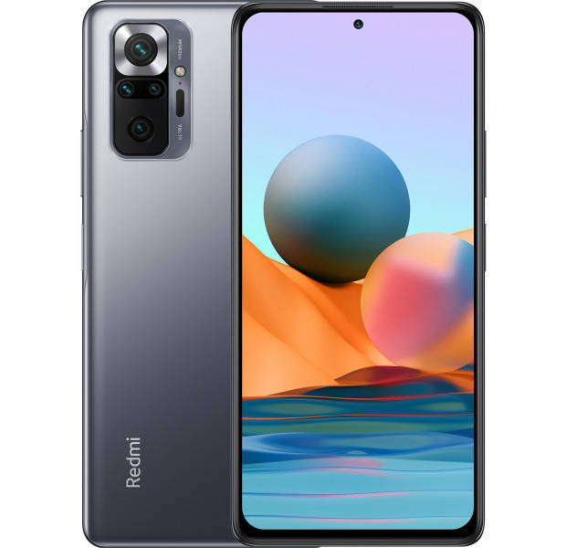 

Смартфон Xiaomi Redmi Note 10 Pro 6/128Gb (Onyx Gray) Global EU [54087], Серый
