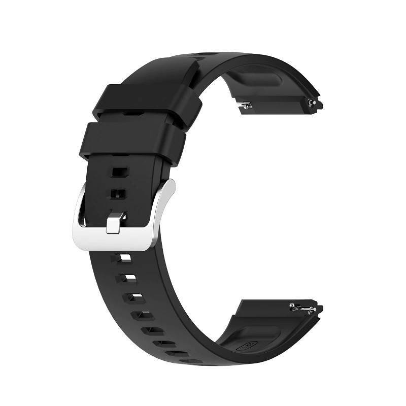 

Ремешок для часов Silicone bracelet Universal Type D, 22 мм. Black