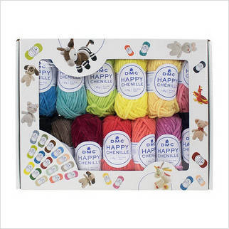 

Пряжа ДМС Happy Chenille для амигуруми, подарочный набор