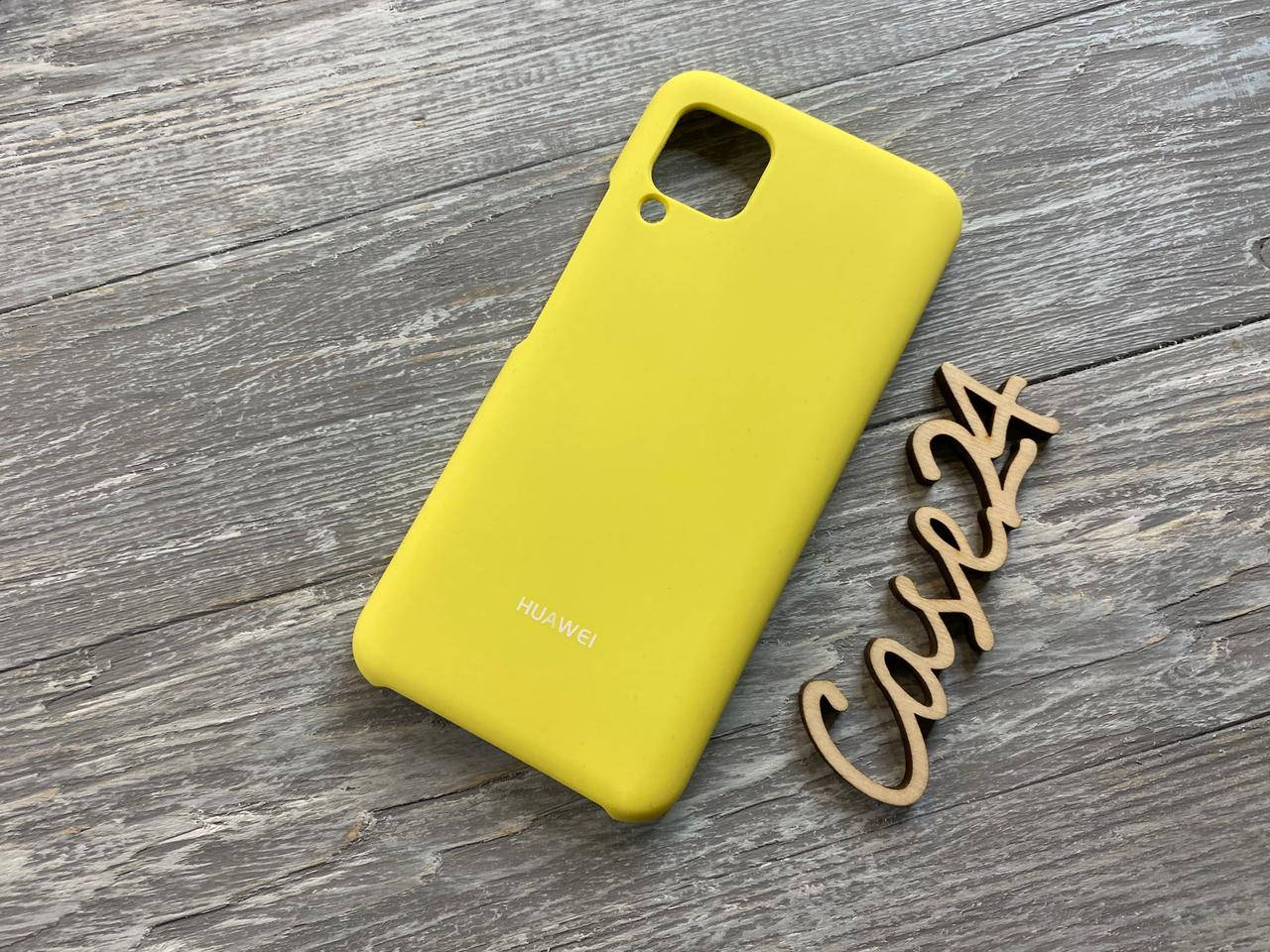 

Чехол Soft touch на Huawei P40 Lite (8 цветов) желтый