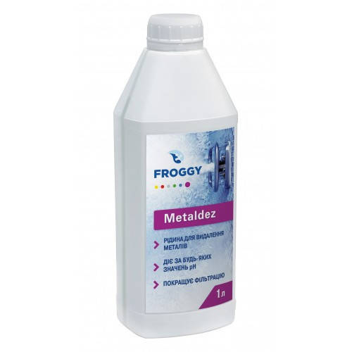 

Жидкость для удаления металлов из воды Metaldez FROGGY L0720-01 (1л)