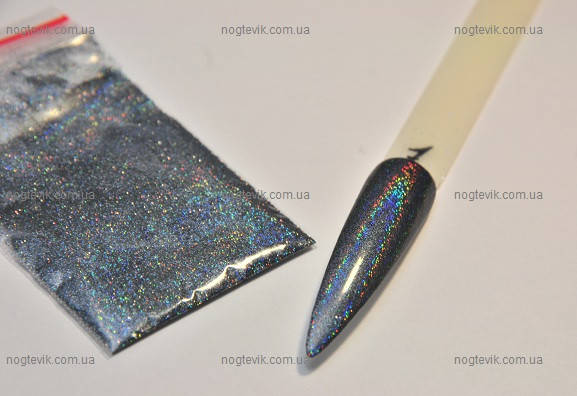 

Голографический глиттер для маникюра втирка радужный голограмма