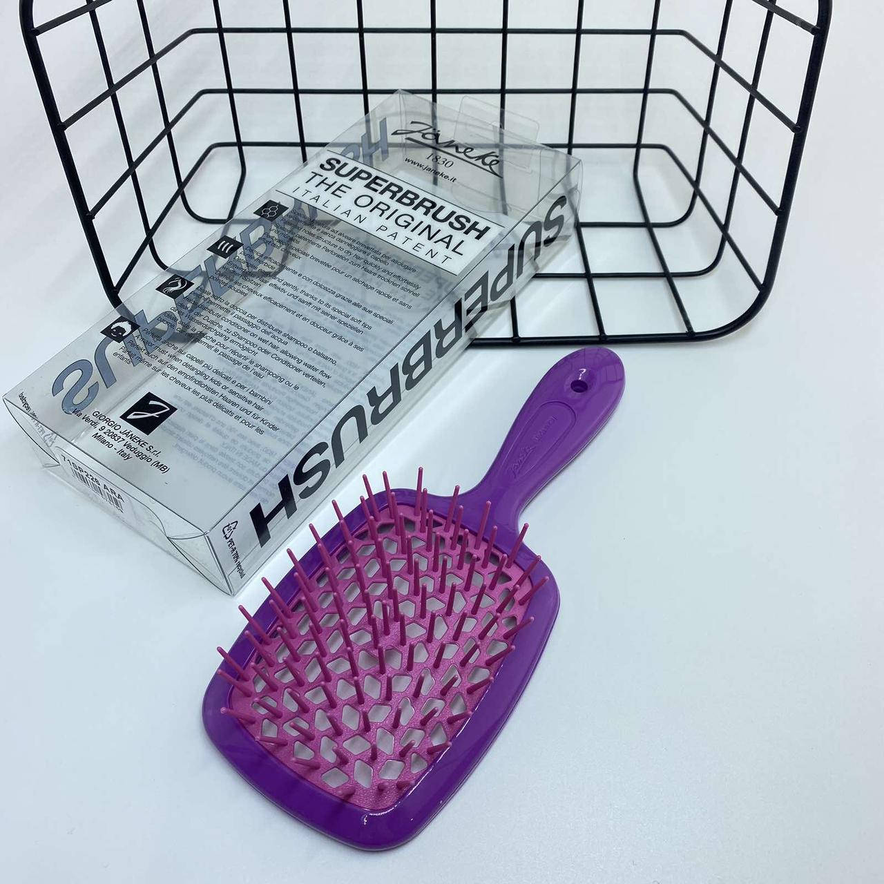 

Расческа Janeke Superbrush With Soft Moulded Tips 86SP226VSA( фуксия с фуксией)