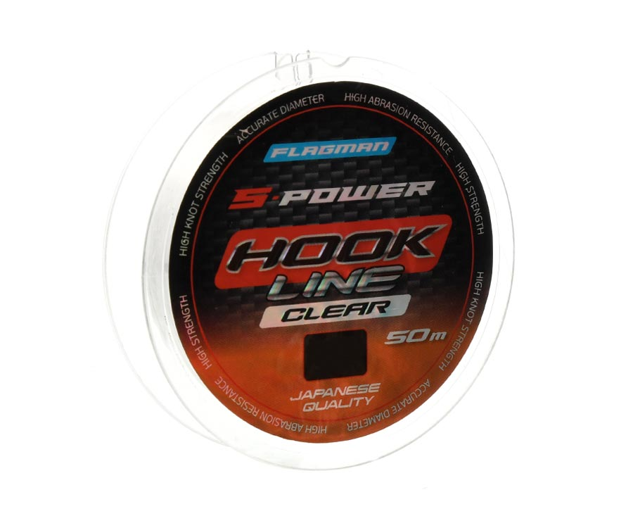 

Жилка FLAGMAN S-POWER HOOK LINE 50m 0,20mm, Прозрачный