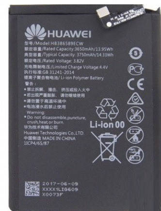 

Аккумулятор батарея HB386589ECW для Huawei P10 Plus / View 10 / Honor Play / Nova 3 / Mate S оригина