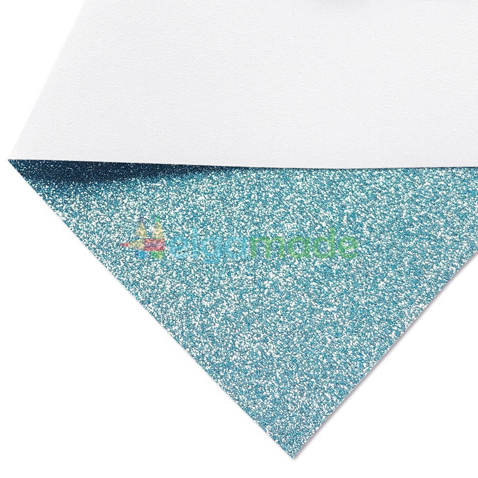 

Кожзам с мелкими блестками АКВАМАРИН, 20х27 см, Китай