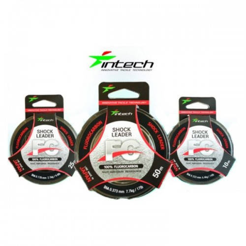 

Флюорокарбон Intech FC Shock Leader 25м (0.123mm (1.0kg / 2.2lb)