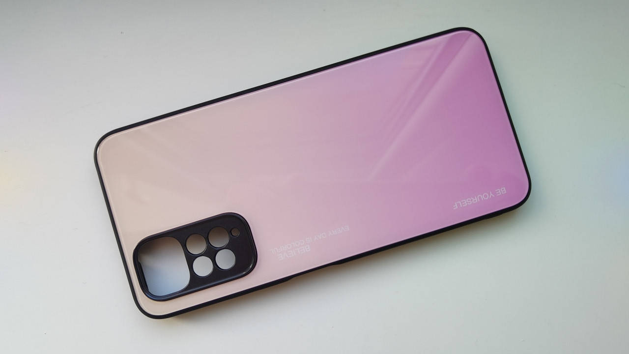 

Чехол градиент стеклянный для Xiaomi Redmi Note 11 4G Note 11s, Бежевый