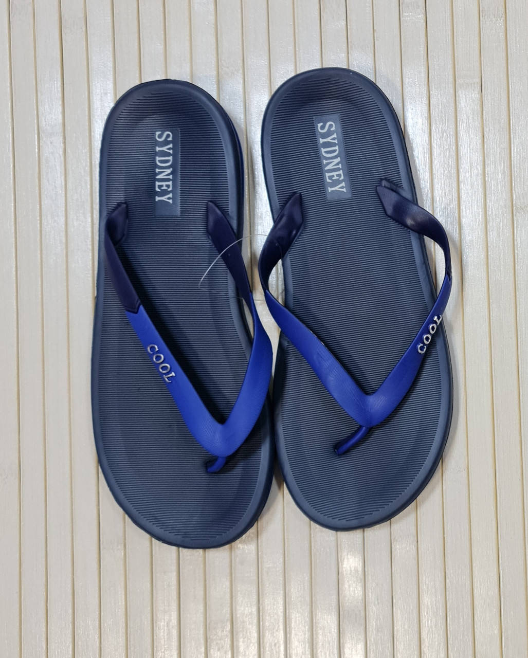 

Вьетнамки мужские, шлепанцы летние, пляжные темно-синий 42