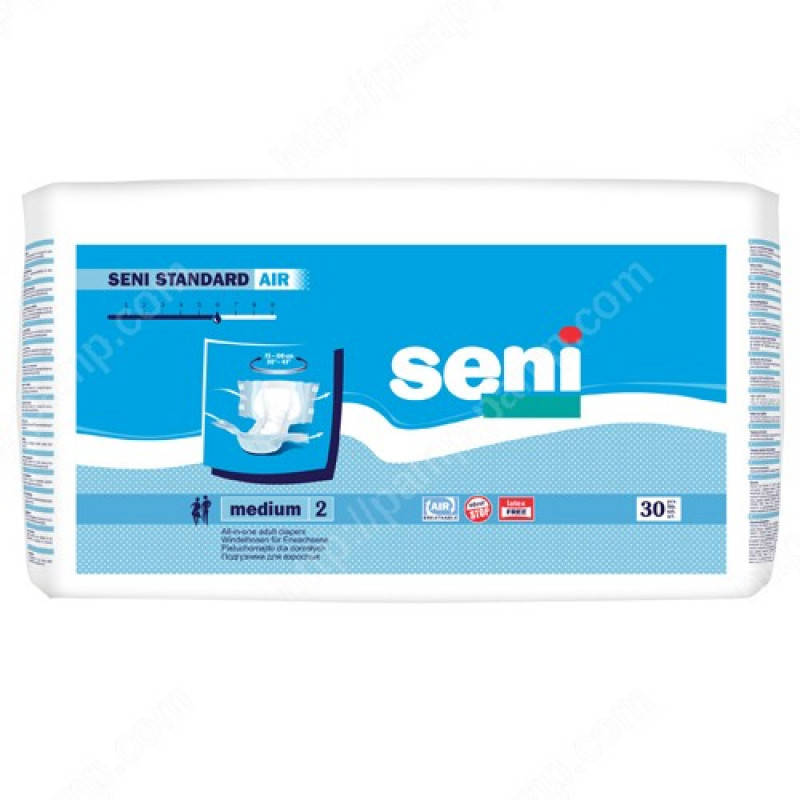 

Подгузники для взрослых SENI STANDARD AIR medium 30 шт
