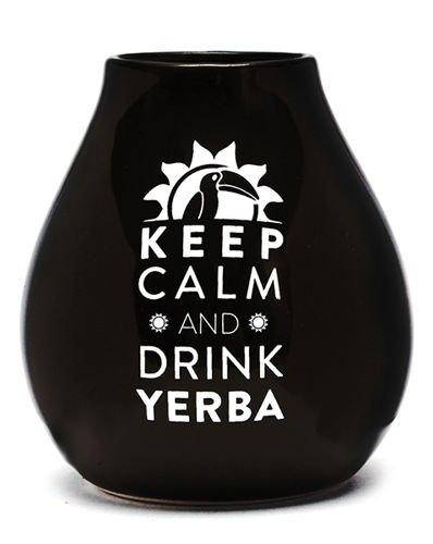 

Калабас керамический Keep Calm( чёрный)