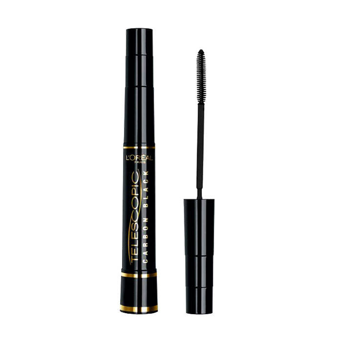 

Тушь для ресниц L'OREAL Telescopic Carbon Black удлиняющая,ультра-черная, Черный