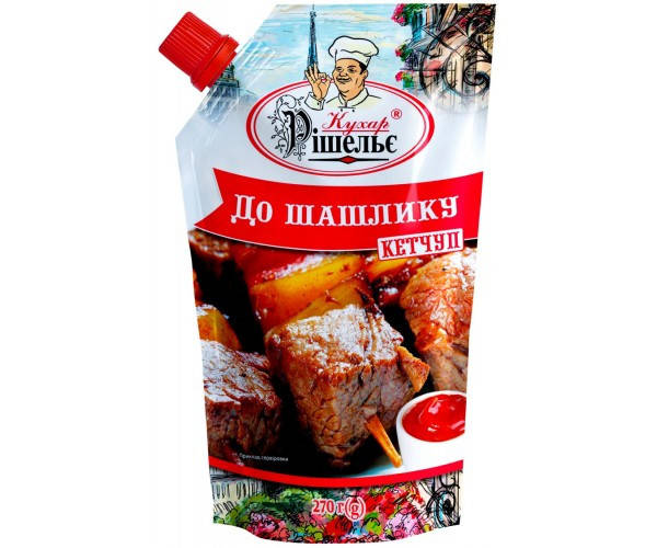 

Кетчуп До шашлику 270 г «Кухар Рішельє»