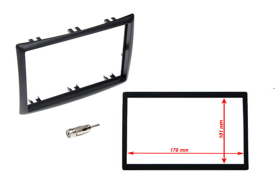 

Перехідна рамка для 2 Din Renault Megane II Переходная рамка