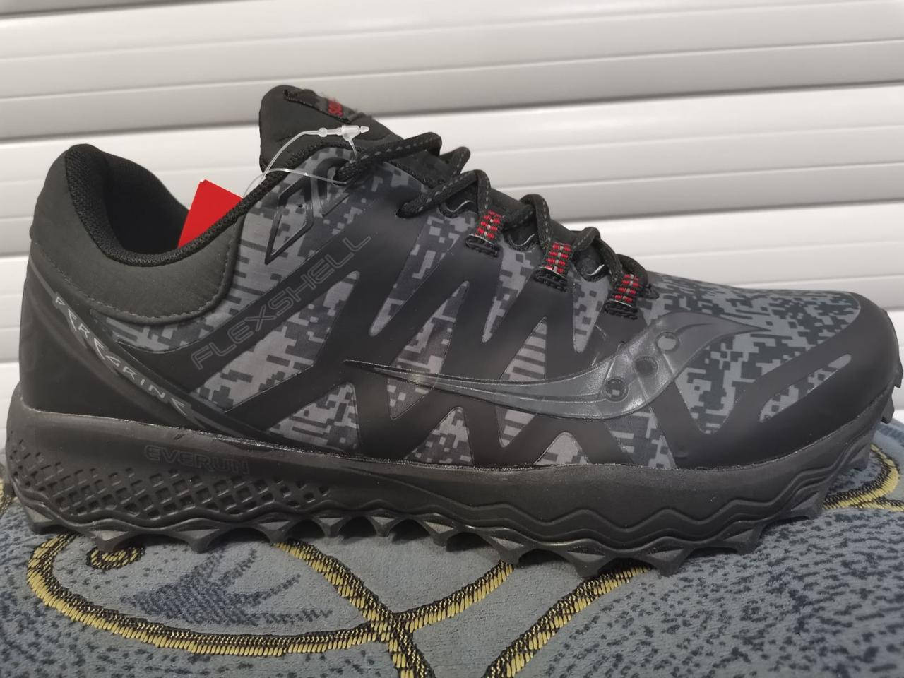 

Мужские кроссовки Saucony водонепроницаемые плащевка серые, Серый