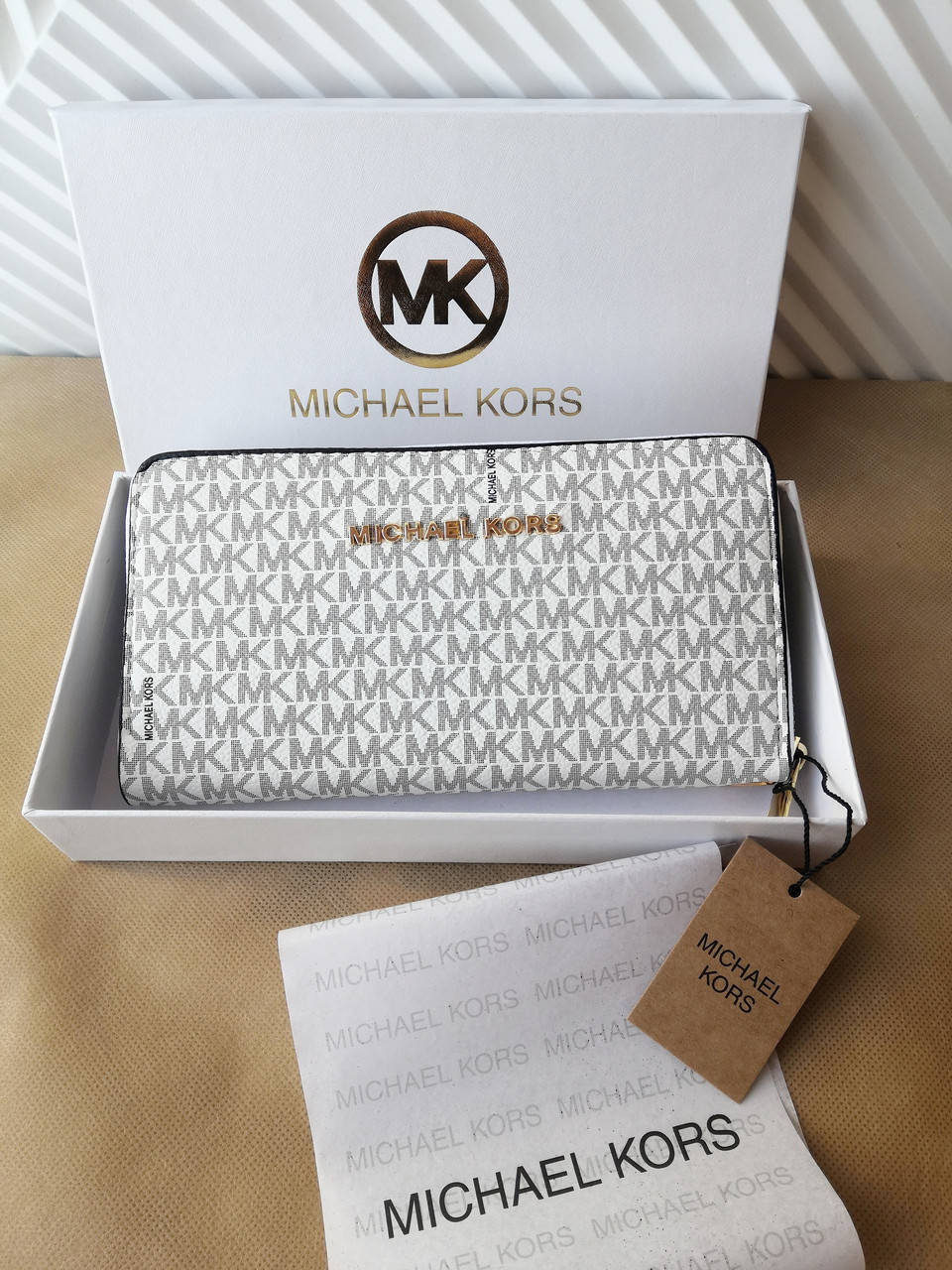 

Женский кошелек Michael Kors, Майкл Корс LUX качество белый