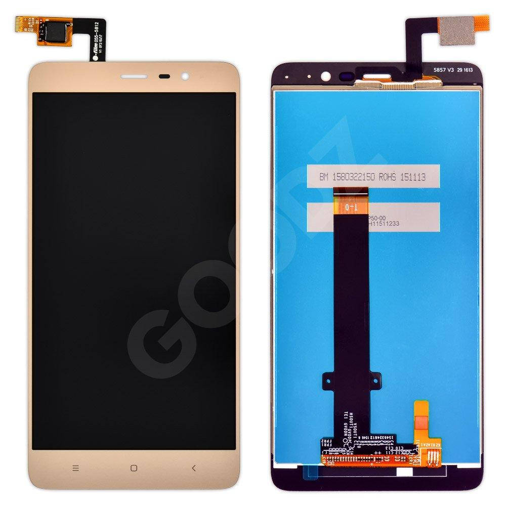 

Дисплей Xiaomi Redmi Note 3, Redmi Note 3 Pro с тачскрином в сборе (147мм), цвет золотой