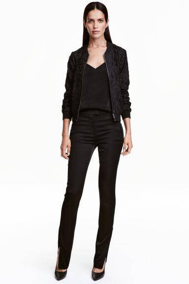 

Атласные брюки H&M 36 Черный (0420457002)
