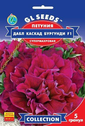 

Петуния махровая Дабл Каскад Бургунди F1 - 5 семян - Семена цветов, Бордовый