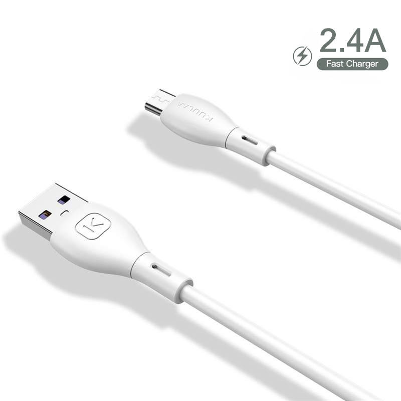 

Кабель USB - microUSB 2in1 (1 м) 2.4A Fast Charge провод быстрой зарядки и передачи данных телефона смартфона