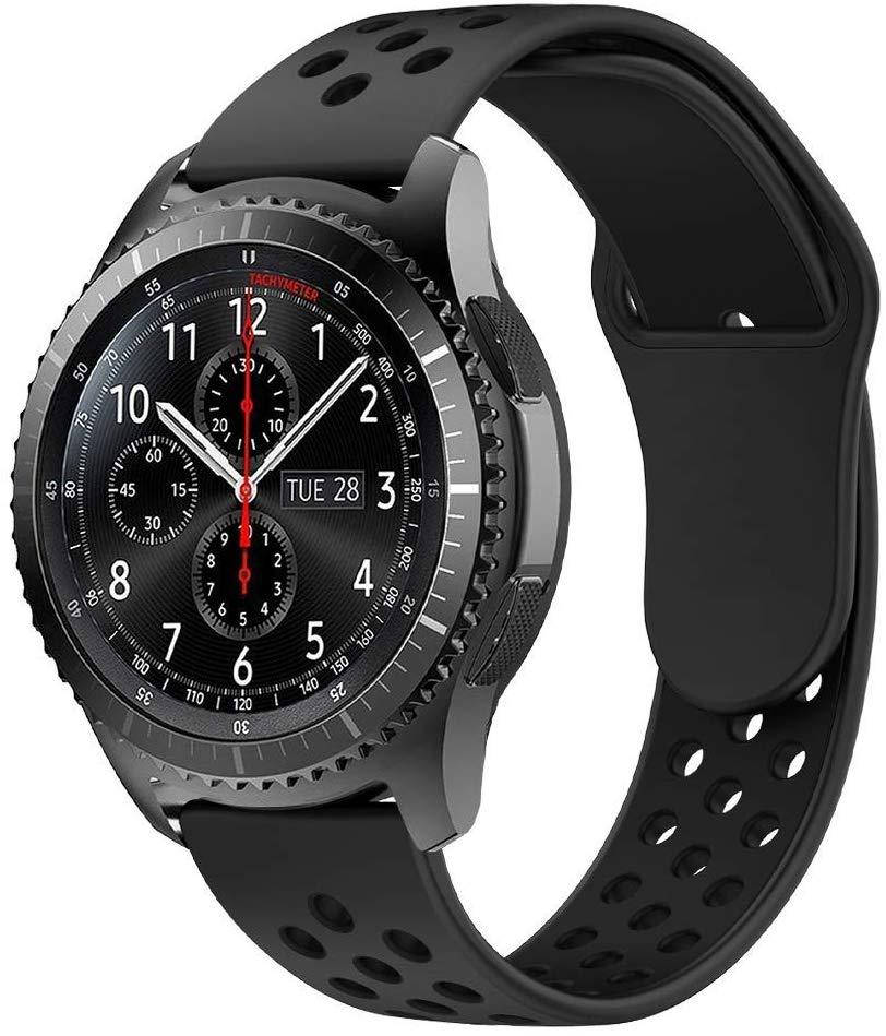 

Ремешок 22 мм BeWatch для Samsung Galaxy Watch 46mm | Samsung Gear S3 Черный (10201011)