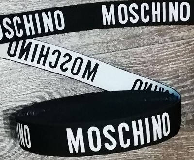 

Поясная резинка Декоративная MOSCHINO Ширина 38мм, Черный