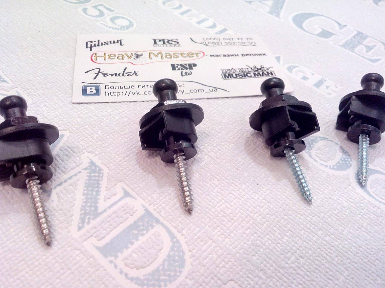 

Стреплоки для электрогитары straplocks держатель ремня черные