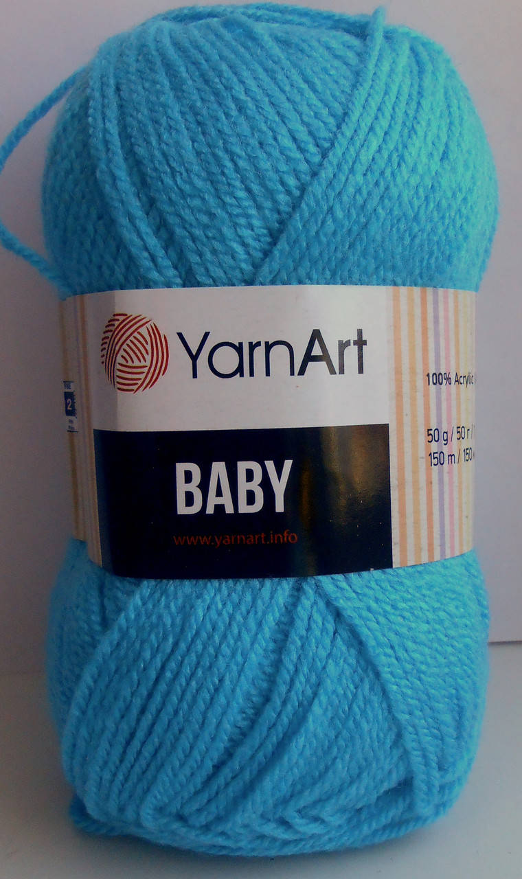 

Пряжа ЯрнАрт Беби ( YarnArt Beby ) №552, Бирюзовый